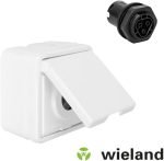 Balkonkraftwerk Wieland Steckdose Einspeisesteckdose für Deye Hoymiles Wechselrichter (ohne Kabel, Wieland Gesis Aufputz mit 90º Stecker) – Bild 6
