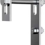 2x Montage Haken für Balkongeländer Halter für PV Modul Geländerprofil Balkonkraftwerk (Haken Set Runde Geländer, 1)
