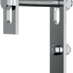 2x Montage Haken für Balkongeländer Halter für PV Modul Geländerprofil Balkonkraftwerk (Haken Set Runde Geländer, 1)