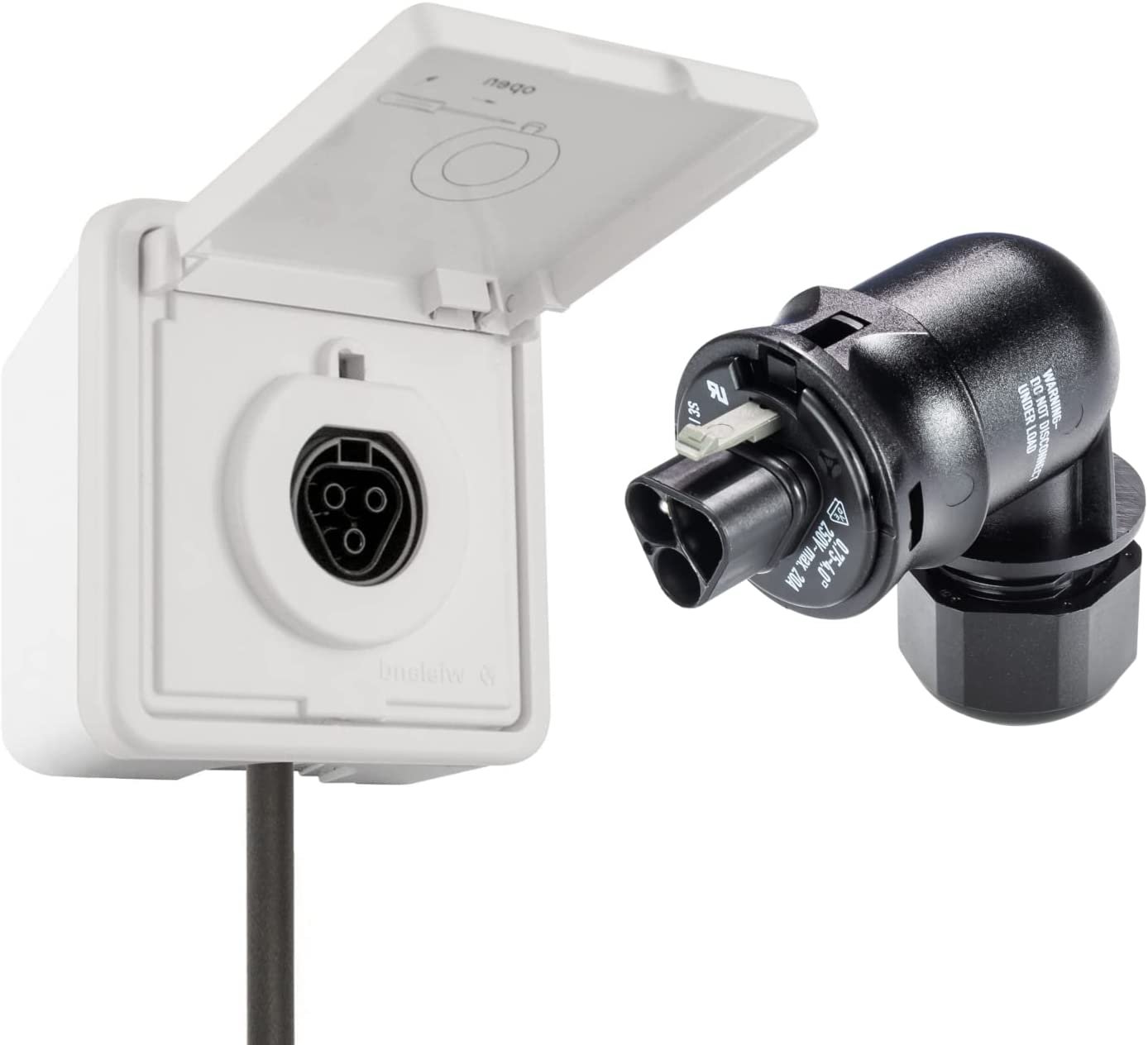 61MbLMNS2+L._AC_SL1500_ Balkonkraftwerk Wieland Steckdose Einspeisesteckdose für Deye Hoymiles Wechselrichter (ohne Kabel, Wieland Gesis Aufputz mit 90º Stecker) – Bild 1