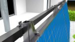 Balkonkraftwerk Halterung für rechteckige Balkon Geländer 2-set – Bild 6