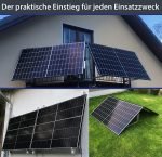 Balkonkraftwerk Halterung für rechteckige Balkon Geländer 2-set – Bild 5