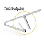 Aufständerung von Solarmodulen für Flachdach Boden Wänden – Bild 7