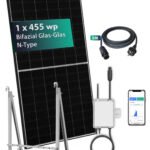 Balkonkraftwerk 455Wp JA Solar Bifazial Glas-Glas / 300 W DEYE 300W