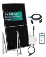 Balkonkraftwerk 455Wp JA Solar Bifazial Glas-Glas / 300 W DEYE 300W