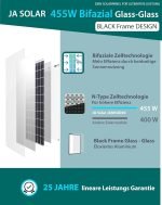 JA Solar JAM54D40 460W Bifazial Glas Black Frame – Bild 2