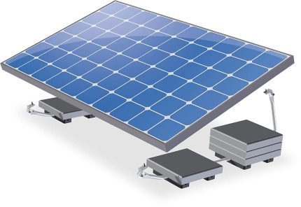 Solar Systems ValkBox 3 20° Flachdach oder Boden PV Aufständerung