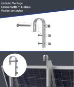 Balkonkraftwerk 455Wp JA Solar Bifazial Glas-Glas / 300 W DEYE 300W – Bild 7