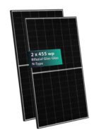 Balkonkraftwerk 910Wp Growatt Neo 800W Bifazialer Glas N-Type 2 x 455W