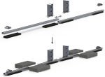 Montageset für 4 Solarmodule für Flachdach – Bild 2